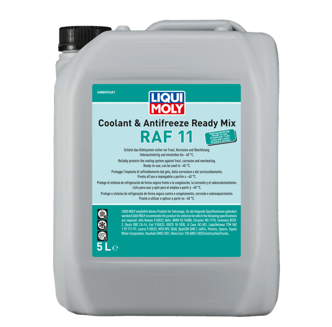 Coolant & Antifreeze Ready Mix RAF 11