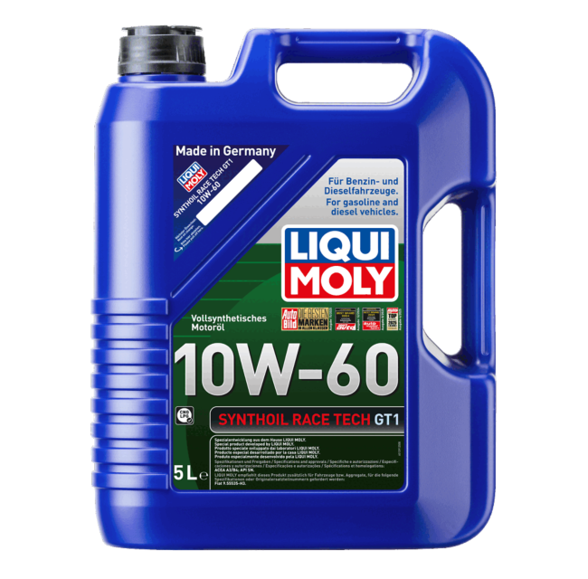 メンテナンス LIQUI MOLY 10W-60 SYNTHOIL RACE TECH GT1 Synthoil Race Tech GT1 10W-60 | LIQUI MOLY