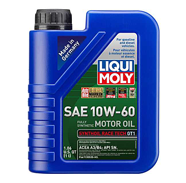 LiquiMoly Full Synthetic 10W-60 Engine Oil LiquiMoly Full Synthetic 10W-60 Engine Oil