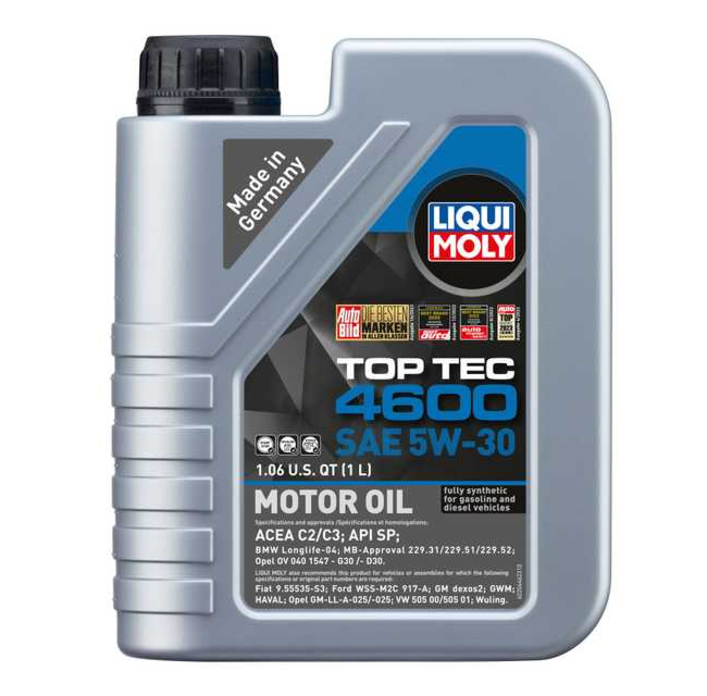 LIQUI MOLY/リキモリ エンジンオイル トップテック4600 5W-30 5L ポルテ NNP10 1.3 2004-2011 2316 -  mail.novoenfoc.com.br