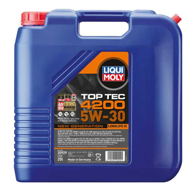 Top Tec 4200 5W-30 New Generation | トップテック4200 5W-30 | LIQUI MOLY