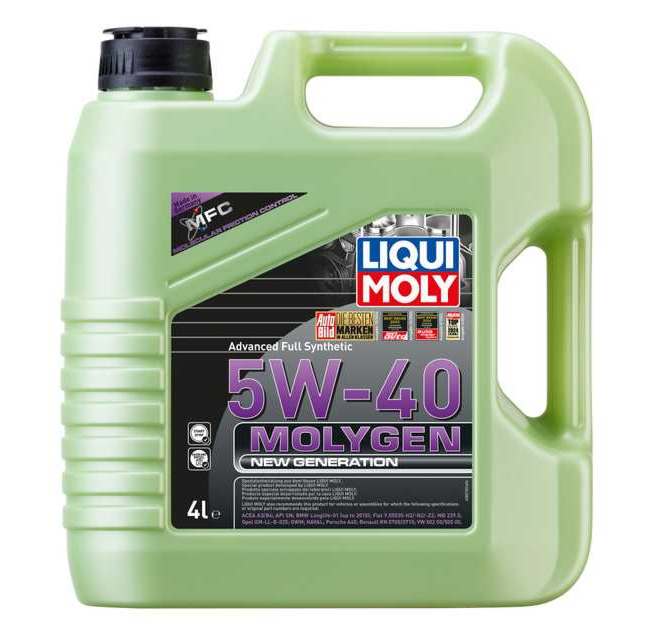 Molygen New Generation 5W-40 | モリジェンニュージェネレーション 5W-40 | LIQUI MOLY