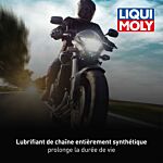 Motorbike Graisse chaîne en aérosol, blanche
