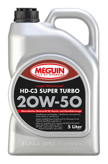megol Motorenoel HD-C3 Super Turbo SAE 20W-50
