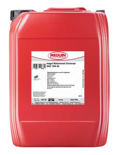 megol Motorenoel Universal SAE 15W-40