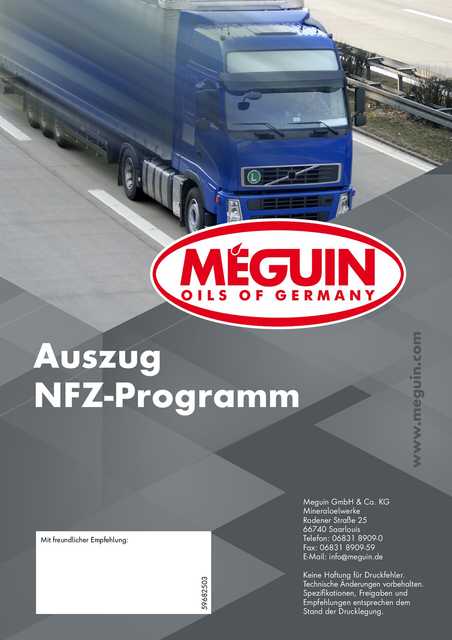 Brochure Meguin Trucks
