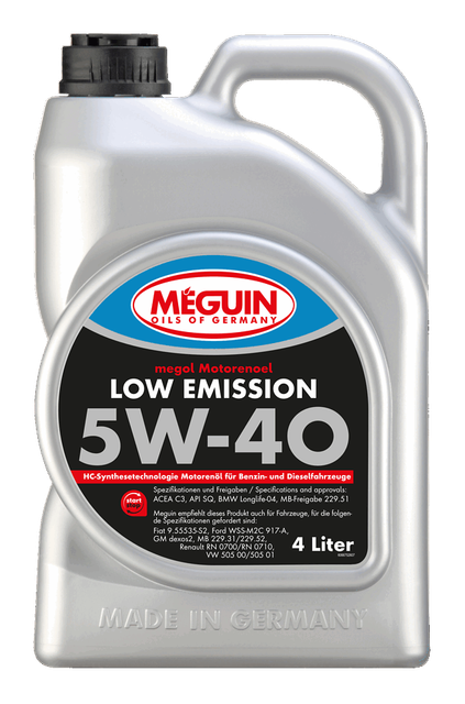 megol Motorenoel Low Emission SAE 5W-40